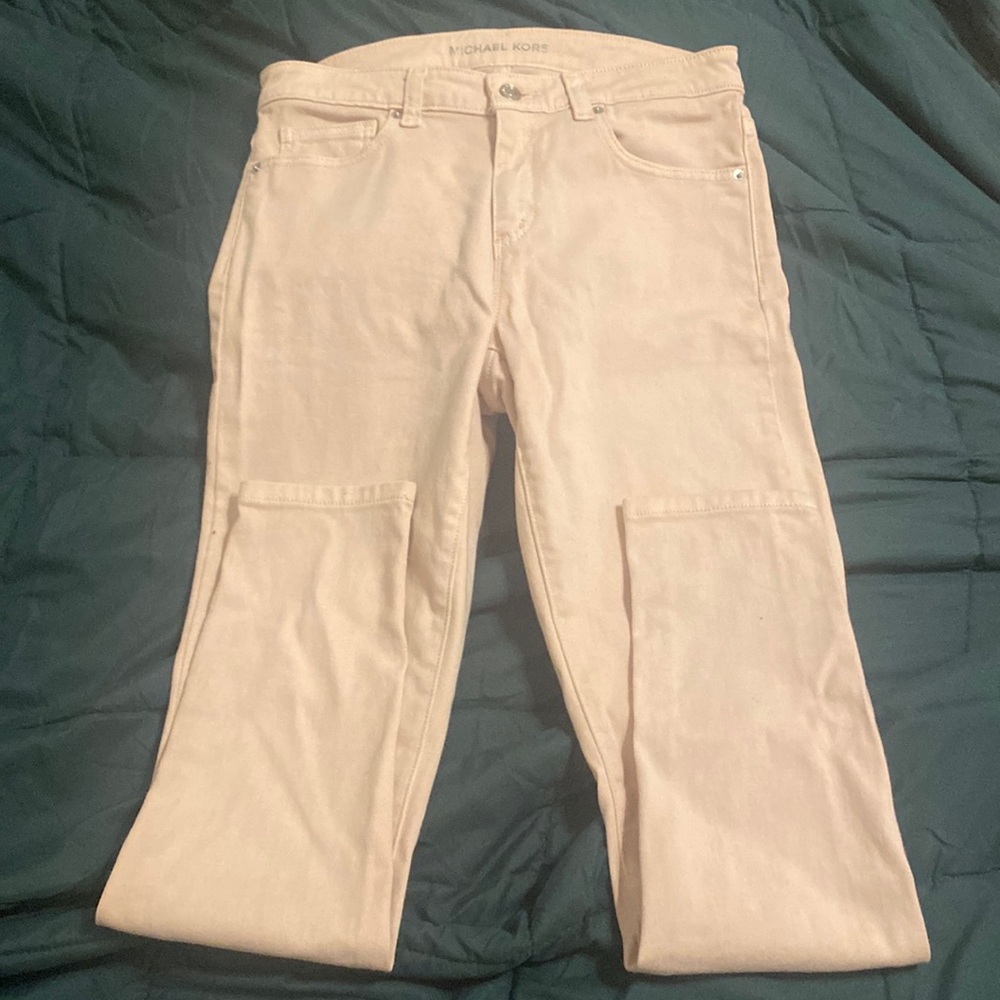 Pale pink Michael Kors jeans